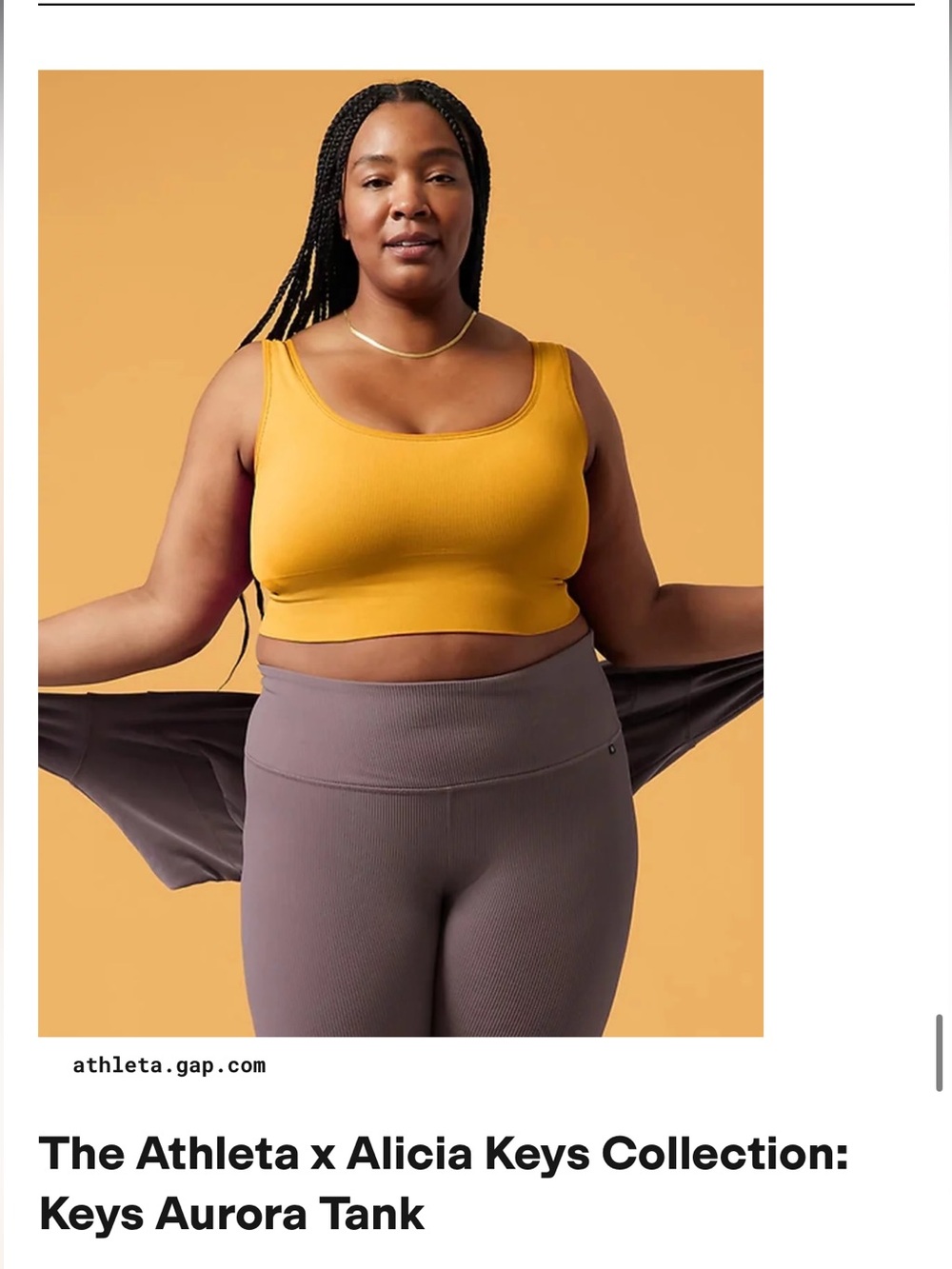 The Athleta × Alicia Keys Collection: Keys Aurora Tank